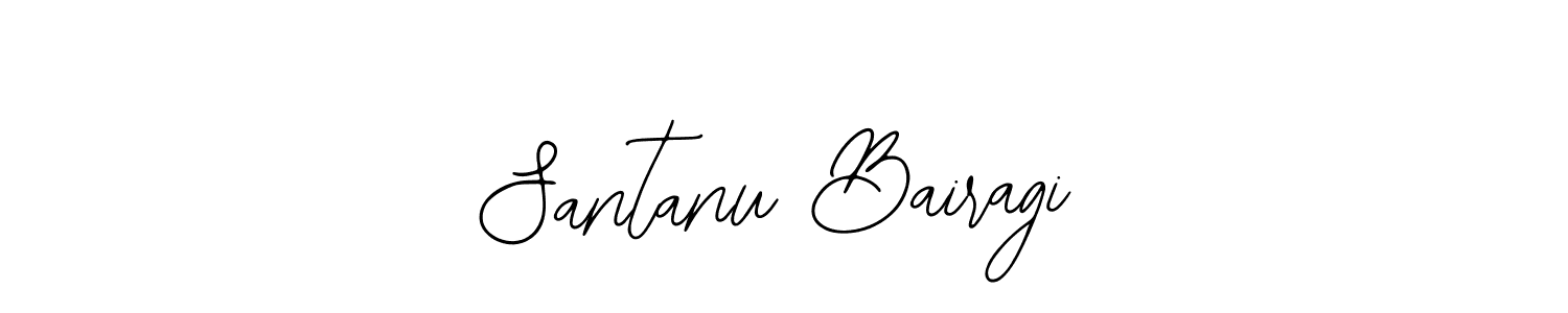 Create a beautiful signature design for name Santanu Bairagi. With this signature (Bearetta-2O07w) fonts, you can make a handwritten signature for free. Santanu Bairagi signature style 12 images and pictures png