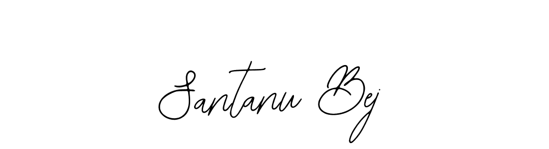 You should practise on your own different ways (Bearetta-2O07w) to write your name (Santanu Bej) in signature. don't let someone else do it for you. Santanu Bej signature style 12 images and pictures png