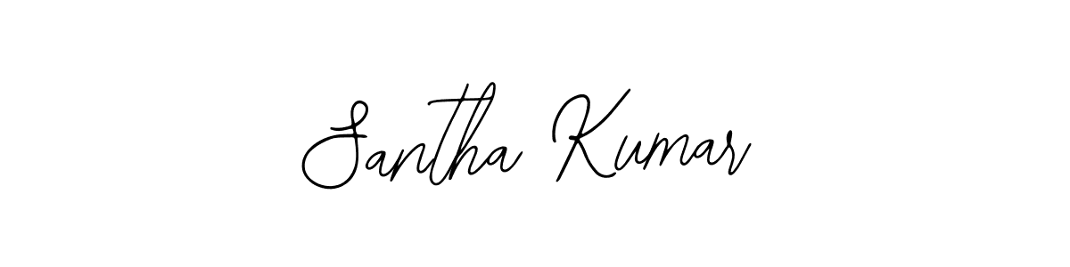 Create a beautiful signature design for name Santha Kumar. With this signature (Bearetta-2O07w) fonts, you can make a handwritten signature for free. Santha Kumar signature style 12 images and pictures png