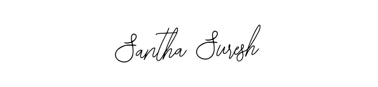 Santha Suresh stylish signature style. Best Handwritten Sign (Bearetta-2O07w) for my name. Handwritten Signature Collection Ideas for my name Santha Suresh. Santha Suresh signature style 12 images and pictures png