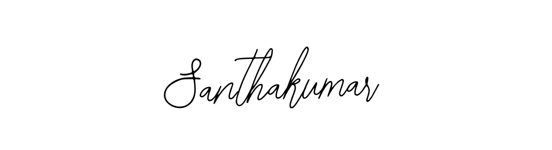 You should practise on your own different ways (Bearetta-2O07w) to write your name (Santhakumar) in signature. don't let someone else do it for you. Santhakumar signature style 12 images and pictures png