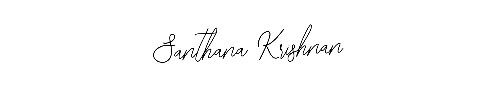 Make a beautiful signature design for name Santhana Krishnan. Use this online signature maker to create a handwritten signature for free. Santhana Krishnan signature style 12 images and pictures png