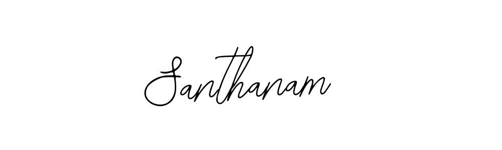 Create a beautiful signature design for name Santhanam . With this signature (Bearetta-2O07w) fonts, you can make a handwritten signature for free. Santhanam  signature style 12 images and pictures png