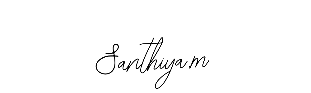 Create a beautiful signature design for name Santhiya.m. With this signature (Bearetta-2O07w) fonts, you can make a handwritten signature for free. Santhiya.m signature style 12 images and pictures png