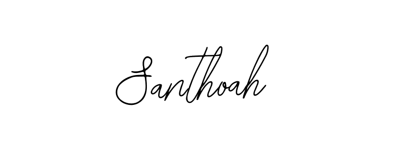 if you are searching for the best signature style for your name Santhoah. so please give up your signature search. here we have designed multiple signature styles  using Bearetta-2O07w. Santhoah signature style 12 images and pictures png