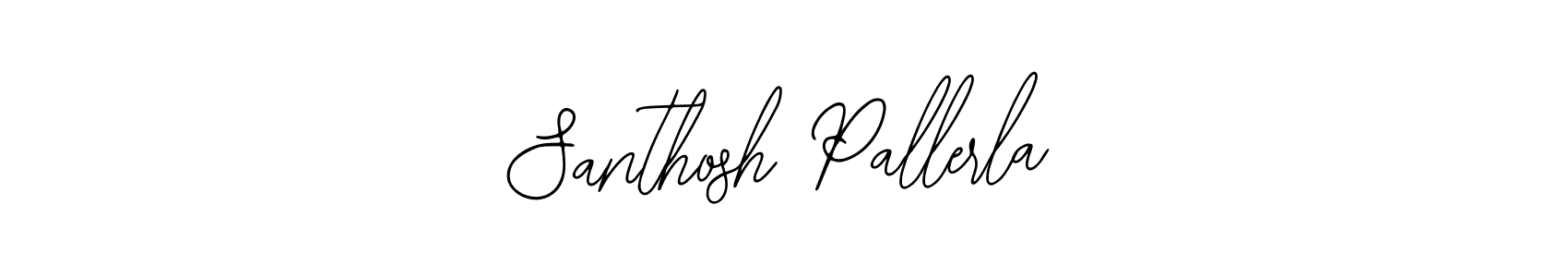 How to Draw Santhosh Pallerla signature style? Bearetta-2O07w is a latest design signature styles for name Santhosh Pallerla. Santhosh Pallerla signature style 12 images and pictures png
