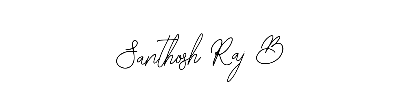 You can use this online signature creator to create a handwritten signature for the name Santhosh Raj B. This is the best online autograph maker. Santhosh Raj B signature style 12 images and pictures png