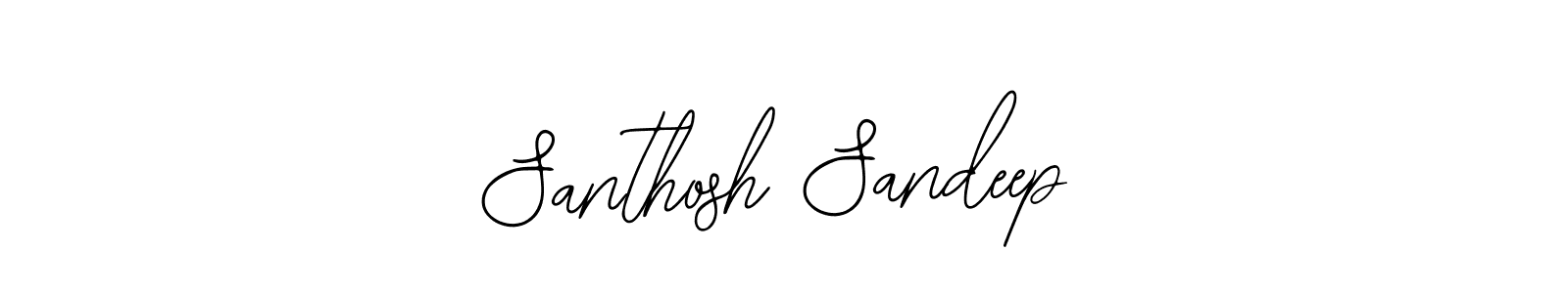 Create a beautiful signature design for name Santhosh Sandeep. With this signature (Bearetta-2O07w) fonts, you can make a handwritten signature for free. Santhosh Sandeep signature style 12 images and pictures png