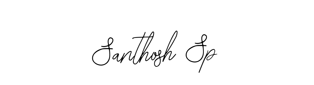 Santhosh Sp stylish signature style. Best Handwritten Sign (Bearetta-2O07w) for my name. Handwritten Signature Collection Ideas for my name Santhosh Sp. Santhosh Sp signature style 12 images and pictures png