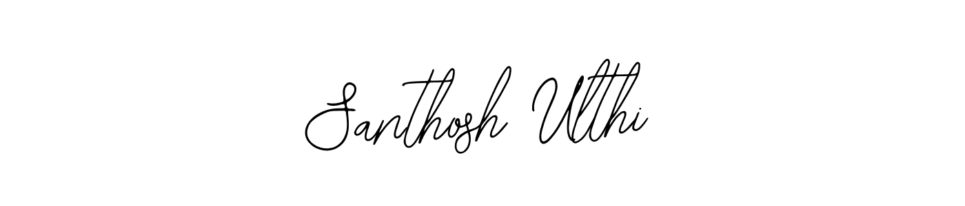 Use a signature maker to create a handwritten signature online. With this signature software, you can design (Bearetta-2O07w) your own signature for name Santhosh Ulthi. Santhosh Ulthi signature style 12 images and pictures png