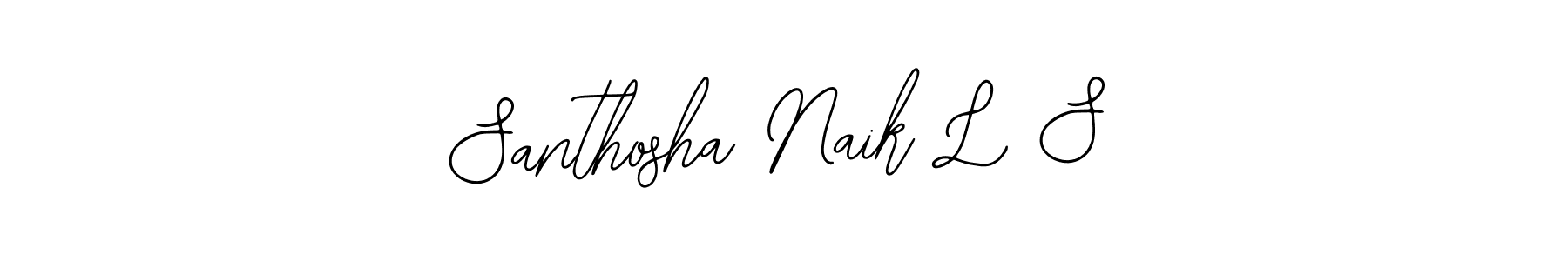 Here are the top 10 professional signature styles for the name Santhosha Naik L S. These are the best autograph styles you can use for your name. Santhosha Naik L S signature style 12 images and pictures png
