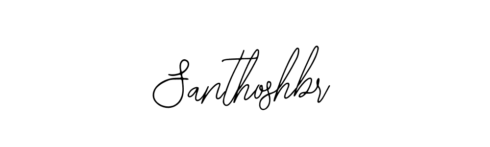 How to make Santhoshbr name signature. Use Bearetta-2O07w style for creating short signs online. This is the latest handwritten sign. Santhoshbr signature style 12 images and pictures png