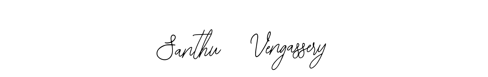 How to Draw Santhu   Vengassery signature style? Bearetta-2O07w is a latest design signature styles for name Santhu   Vengassery. Santhu   Vengassery signature style 12 images and pictures png