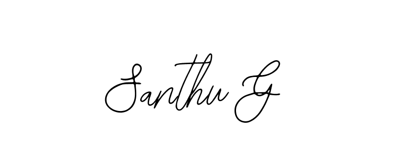 Also You can easily find your signature by using the search form. We will create Santhu G name handwritten signature images for you free of cost using Bearetta-2O07w sign style. Santhu G signature style 12 images and pictures png