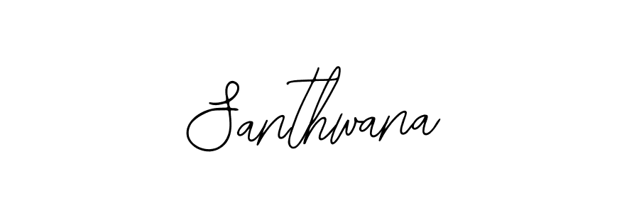 Use a signature maker to create a handwritten signature online. With this signature software, you can design (Bearetta-2O07w) your own signature for name Santhwana. Santhwana signature style 12 images and pictures png