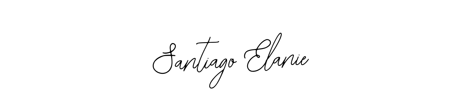 Similarly Bearetta-2O07w is the best handwritten signature design. Signature creator online .You can use it as an online autograph creator for name Santiago Elanie. Santiago Elanie signature style 12 images and pictures png