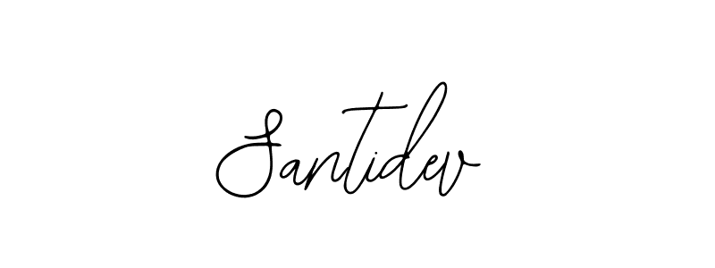 Santidev stylish signature style. Best Handwritten Sign (Bearetta-2O07w) for my name. Handwritten Signature Collection Ideas for my name Santidev. Santidev signature style 12 images and pictures png