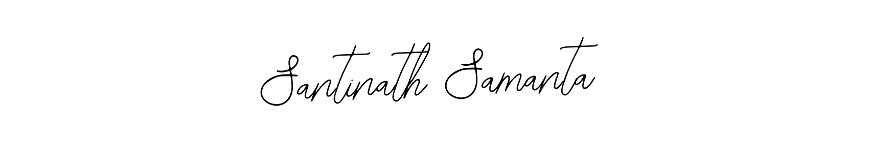 Design your own signature with our free online signature maker. With this signature software, you can create a handwritten (Bearetta-2O07w) signature for name Santinath Samanta. Santinath Samanta signature style 12 images and pictures png