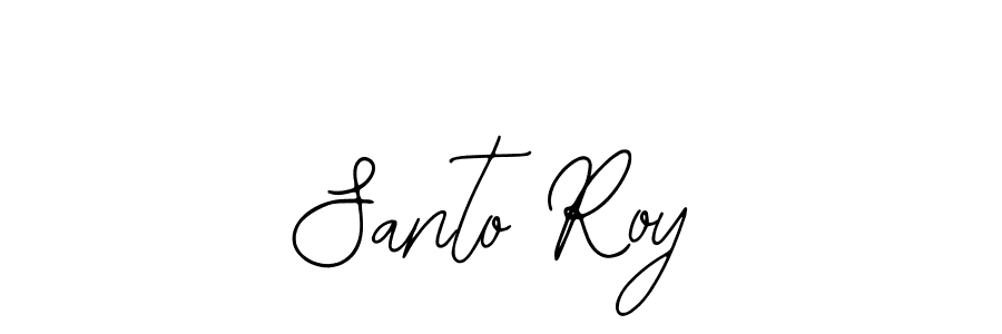 if you are searching for the best signature style for your name Santo Roy. so please give up your signature search. here we have designed multiple signature styles  using Bearetta-2O07w. Santo Roy signature style 12 images and pictures png