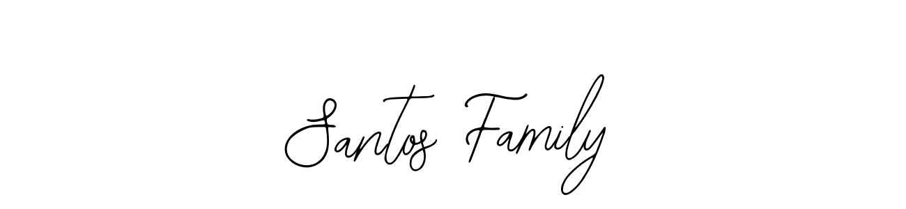 How to make Santos Family signature? Bearetta-2O07w is a professional autograph style. Create handwritten signature for Santos Family name. Santos Family signature style 12 images and pictures png