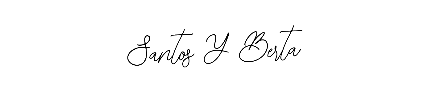 This is the best signature style for the Santos Y Berta name. Also you like these signature font (Bearetta-2O07w). Mix name signature. Santos Y Berta signature style 12 images and pictures png