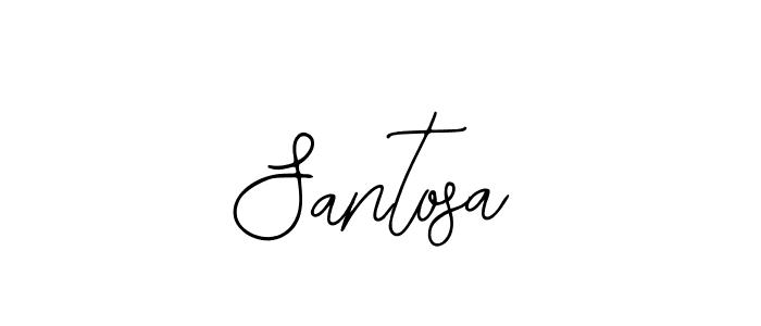 Make a beautiful signature design for name Santosa. Use this online signature maker to create a handwritten signature for free. Santosa signature style 12 images and pictures png