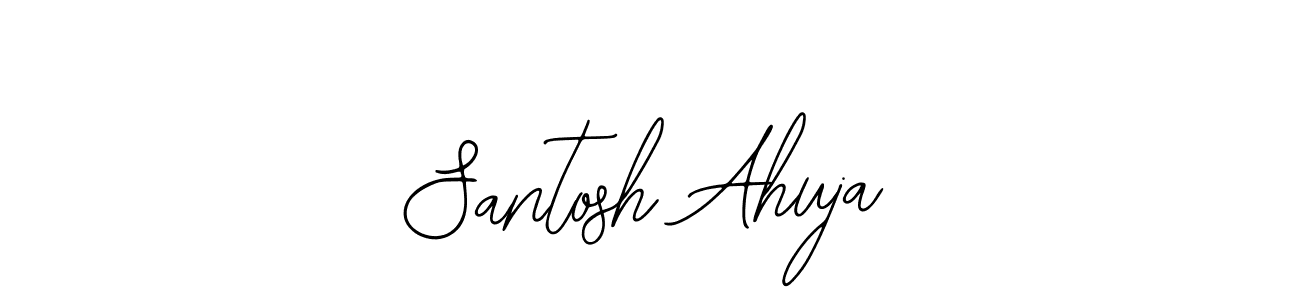 This is the best signature style for the Santosh Ahuja name. Also you like these signature font (Bearetta-2O07w). Mix name signature. Santosh Ahuja signature style 12 images and pictures png