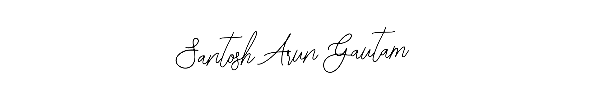 Also You can easily find your signature by using the search form. We will create Santosh Arun Gautam name handwritten signature images for you free of cost using Bearetta-2O07w sign style. Santosh Arun Gautam signature style 12 images and pictures png