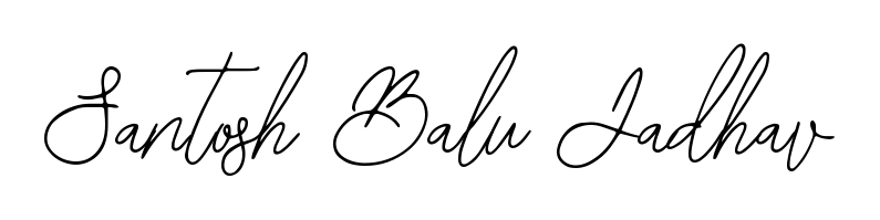 Turn your name Santosh Balu Jadhav into a signature brand with Bearetta-2O07w styling. Download in standard PNG or transparent format anytime. Santosh Balu Jadhav signature style 12 images and pictures png