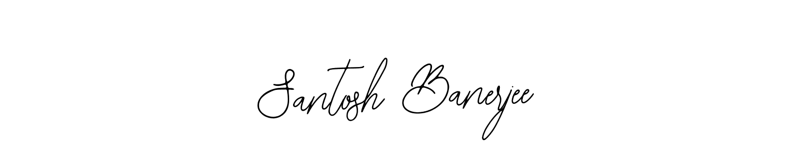 Create a beautiful signature design for name Santosh Banerjee. With this signature (Bearetta-2O07w) fonts, you can make a handwritten signature for free. Santosh Banerjee signature style 12 images and pictures png