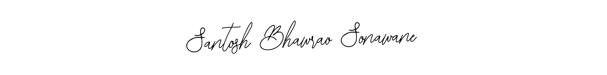 The best way (Bearetta-2O07w) to make a short signature is to pick only two or three words in your name. The name Santosh Bhawrao Sonawane include a total of six letters. For converting this name. Santosh Bhawrao Sonawane signature style 12 images and pictures png