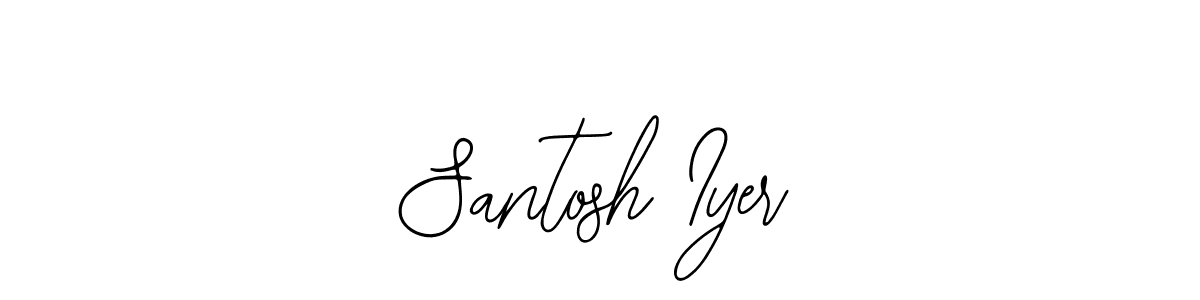 You can use this online signature creator to create a handwritten signature for the name Santosh Iyer. This is the best online autograph maker. Santosh Iyer signature style 12 images and pictures png