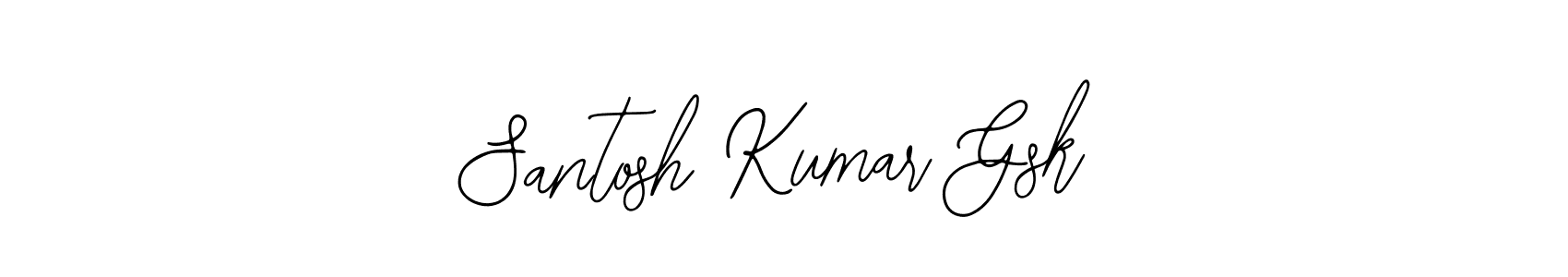 Create a beautiful signature design for name Santosh Kumar Gsk. With this signature (Bearetta-2O07w) fonts, you can make a handwritten signature for free. Santosh Kumar Gsk signature style 12 images and pictures png