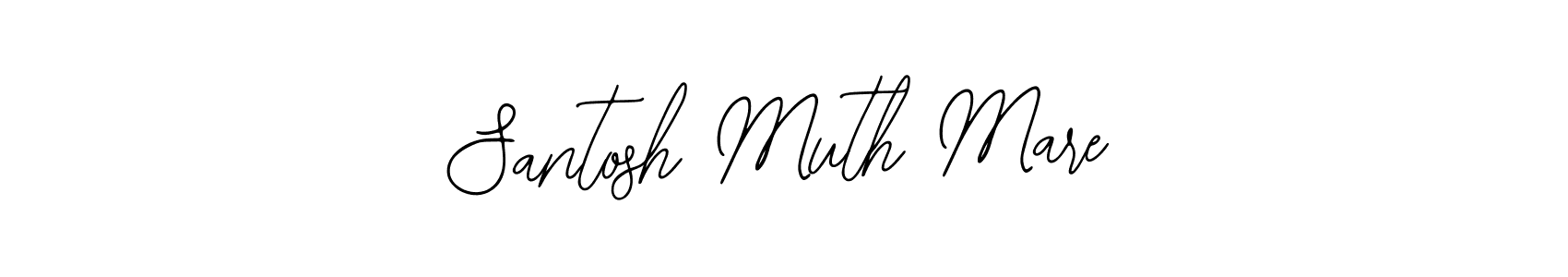 Design your own signature with our free online signature maker. With this signature software, you can create a handwritten (Bearetta-2O07w) signature for name Santosh Muth Mare. Santosh Muth Mare signature style 12 images and pictures png