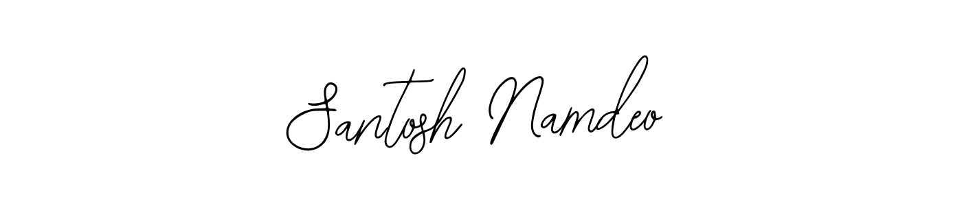 Also we have Santosh Namdeo name is the best signature style. Create professional handwritten signature collection using Bearetta-2O07w autograph style. Santosh Namdeo signature style 12 images and pictures png