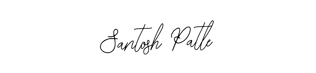 if you are searching for the best signature style for your name Santosh Patle. so please give up your signature search. here we have designed multiple signature styles  using Bearetta-2O07w. Santosh Patle signature style 12 images and pictures png
