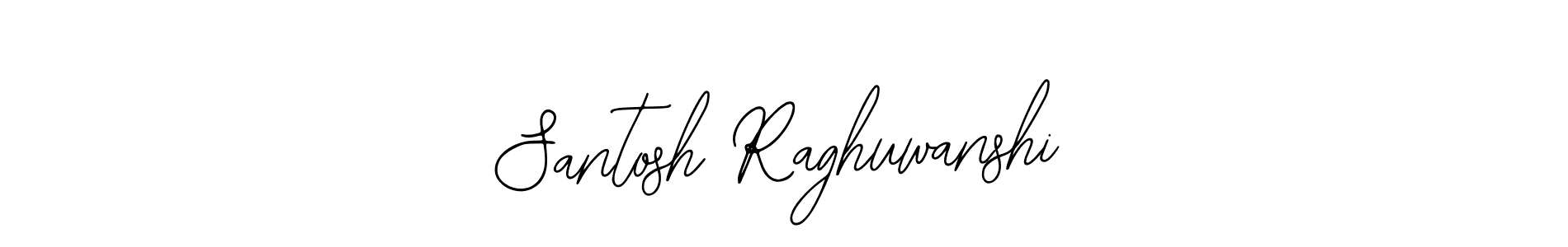 Use a signature maker to create a handwritten signature online. With this signature software, you can design (Bearetta-2O07w) your own signature for name Santosh Raghuwanshi. Santosh Raghuwanshi signature style 12 images and pictures png