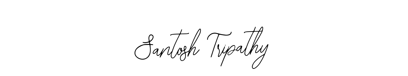 How to Draw Santosh Tripathy signature style? Bearetta-2O07w is a latest design signature styles for name Santosh Tripathy. Santosh Tripathy signature style 12 images and pictures png