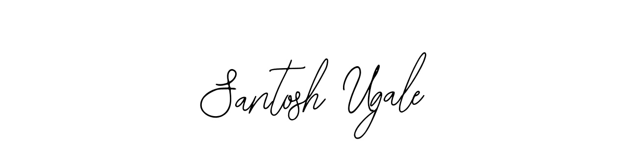 Make a beautiful signature design for name Santosh Ugale. Use this online signature maker to create a handwritten signature for free. Santosh Ugale signature style 12 images and pictures png