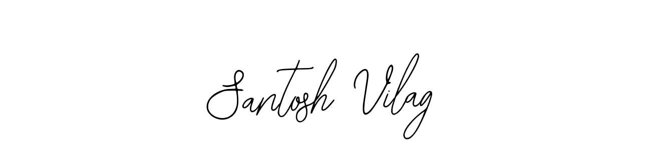 Make a beautiful signature design for name Santosh Vilag. Use this online signature maker to create a handwritten signature for free. Santosh Vilag signature style 12 images and pictures png