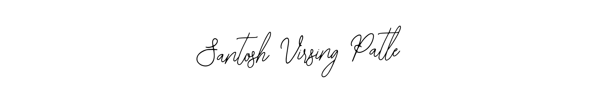 You can use this online signature creator to create a handwritten signature for the name Santosh Virsing Patle. This is the best online autograph maker. Santosh Virsing Patle signature style 12 images and pictures png