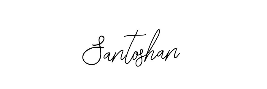 Also we have Santoshan name is the best signature style. Create professional handwritten signature collection using Bearetta-2O07w autograph style. Santoshan signature style 12 images and pictures png