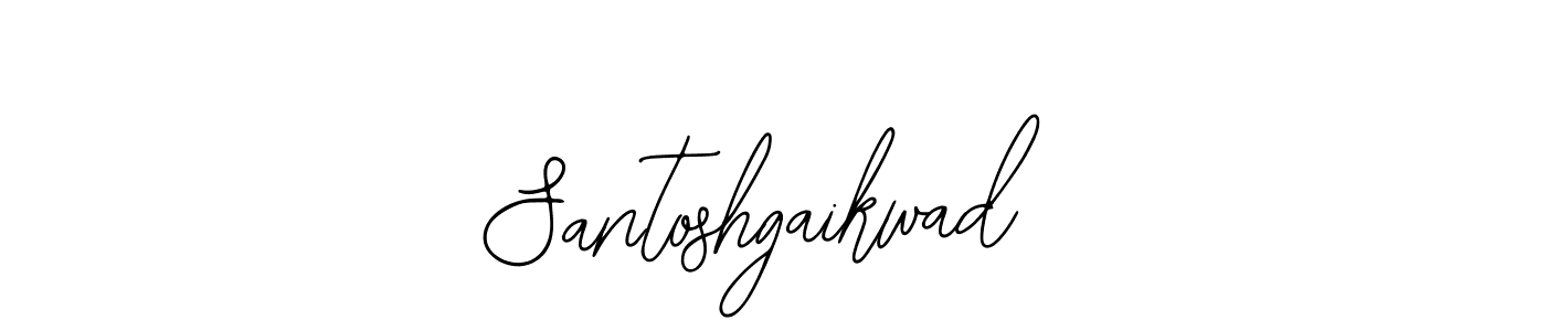 You should practise on your own different ways (Bearetta-2O07w) to write your name (Santoshgaikwad) in signature. don't let someone else do it for you. Santoshgaikwad signature style 12 images and pictures png