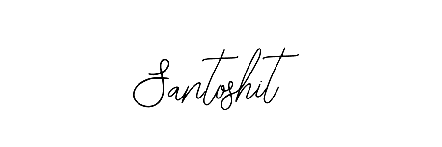 Make a beautiful signature design for name Santoshit. Use this online signature maker to create a handwritten signature for free. Santoshit signature style 12 images and pictures png