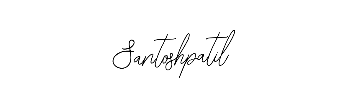 Use a signature maker to create a handwritten signature online. With this signature software, you can design (Bearetta-2O07w) your own signature for name Santoshpatil. Santoshpatil signature style 12 images and pictures png