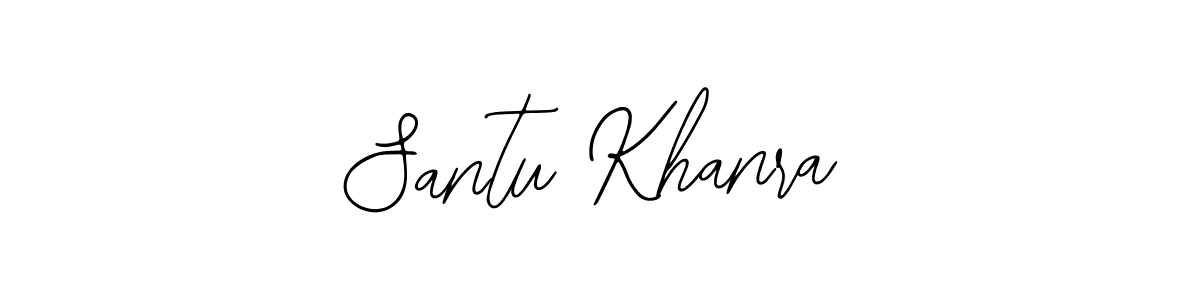 Use a signature maker to create a handwritten signature online. With this signature software, you can design (Bearetta-2O07w) your own signature for name Santu Khanra. Santu Khanra signature style 12 images and pictures png