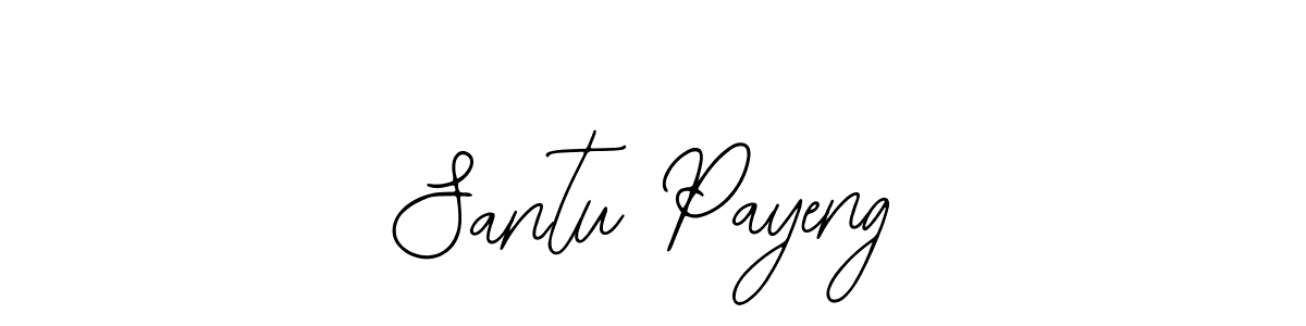 The best way (Bearetta-2O07w) to make a short signature is to pick only two or three words in your name. The name Santu Payeng include a total of six letters. For converting this name. Santu Payeng signature style 12 images and pictures png