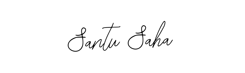 Santu Saha stylish signature style. Best Handwritten Sign (Bearetta-2O07w) for my name. Handwritten Signature Collection Ideas for my name Santu Saha. Santu Saha signature style 12 images and pictures png