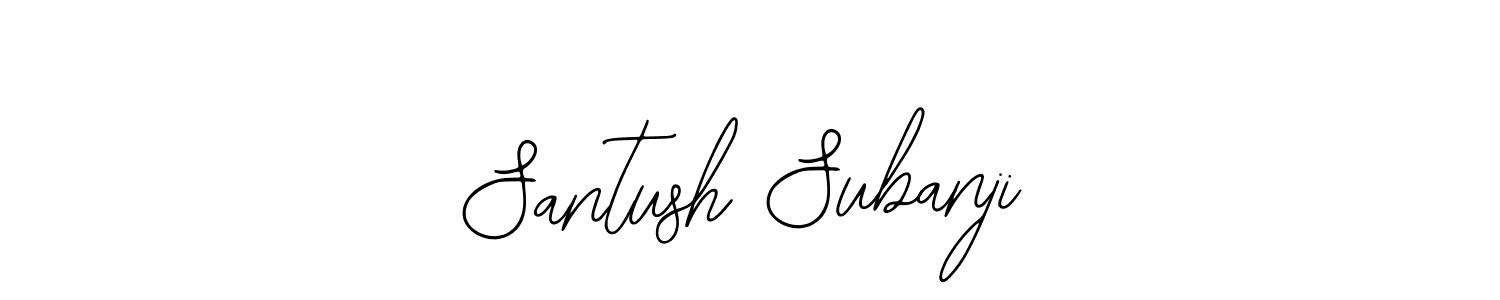 How to Draw Santush Subanji signature style? Bearetta-2O07w is a latest design signature styles for name Santush Subanji. Santush Subanji signature style 12 images and pictures png