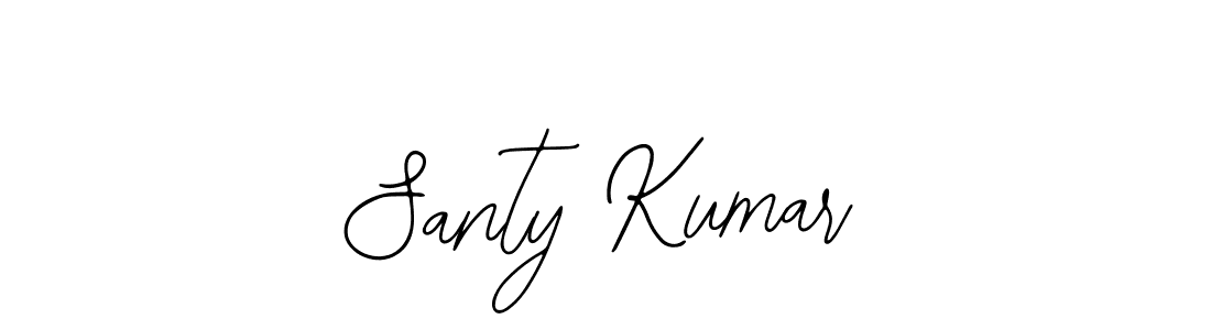 Santy Kumar stylish signature style. Best Handwritten Sign (Bearetta-2O07w) for my name. Handwritten Signature Collection Ideas for my name Santy Kumar. Santy Kumar signature style 12 images and pictures png